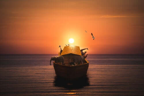 Le chat dans l'histoire du Déluge et de l'Arche de Noé