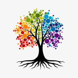 Une illustration représentant un arbre de vie.