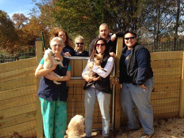 Maison de retraite pour chiens âgés.